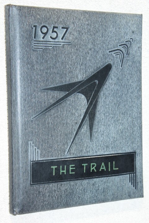 1957 Old Fort High School Yearbook Annual Old Fort Ohio OH - The Trail