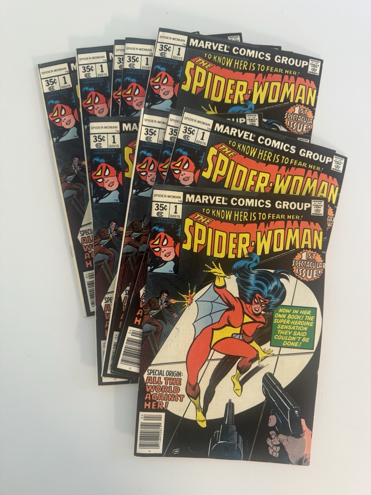 Spider-Woman #1 - 1978 Marvel Comics - Lot of 10