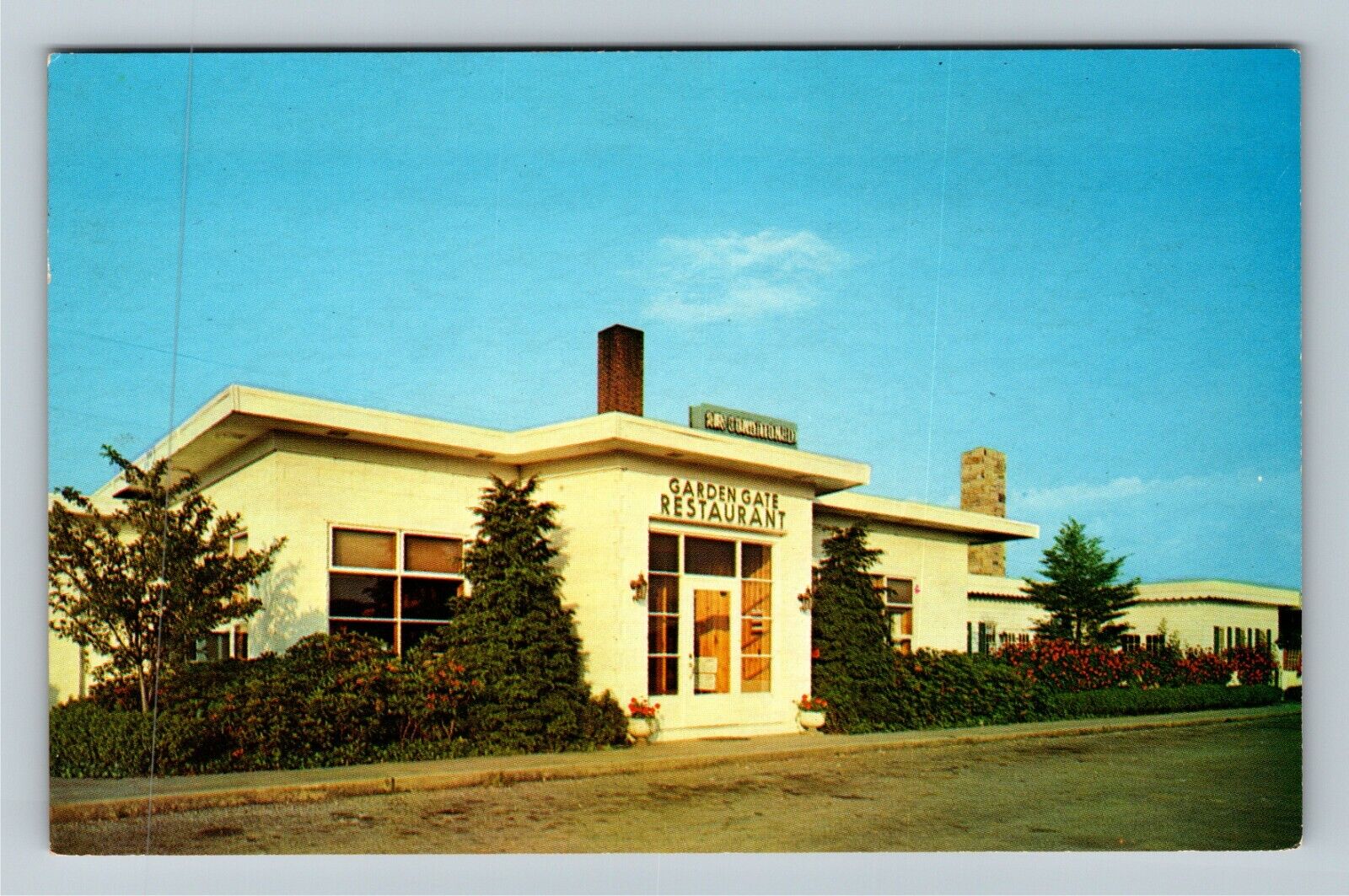 Butler PA-Pennsylvania, Garden Gate Restaurant, Antique Vintage Postcard