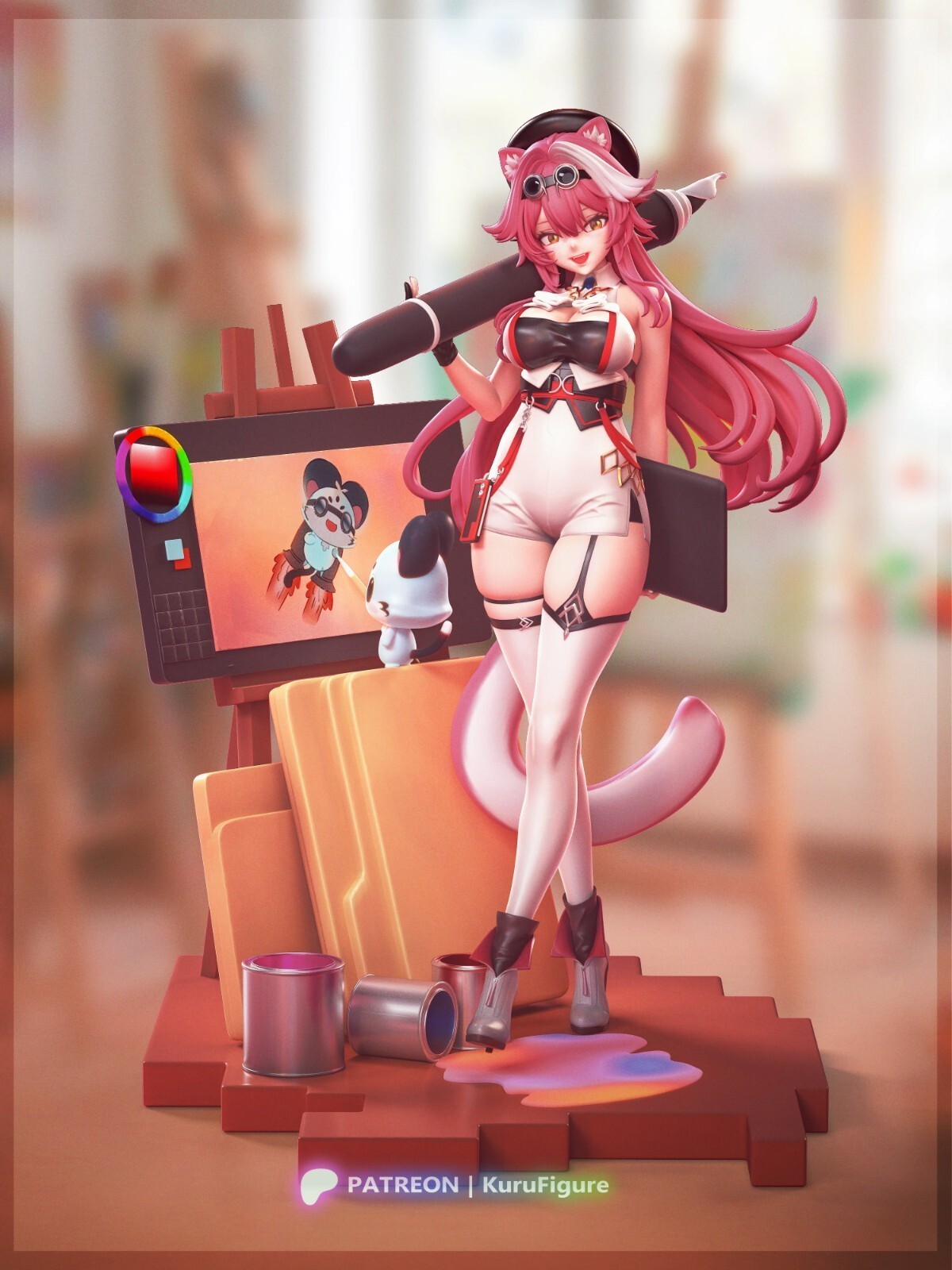 1:8 Raora Hololive EN UNPAINTED High Quality Garage Kit