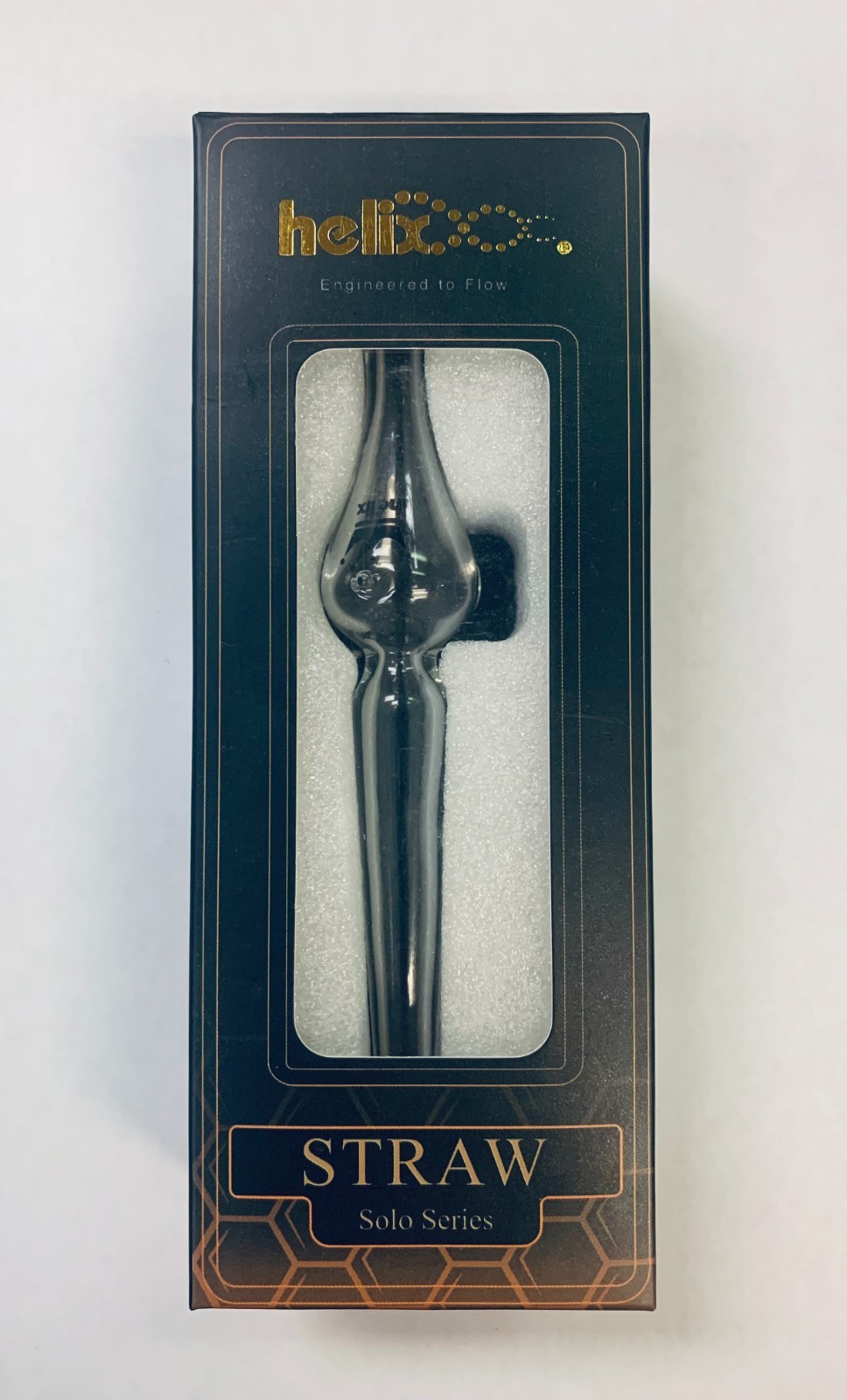 American Helix Straw Glass pipe