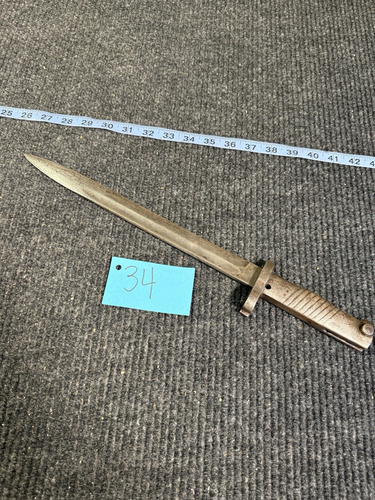 WW1 German Steel Hilt Ersatz Knife B34