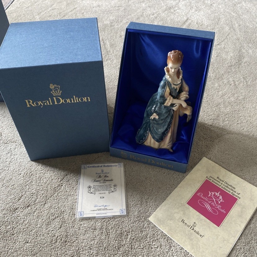 Royal Doulton The Honourable Frances Duncombe Figurine HN3009 Bone China ✨ Royal Doulton The Honourable Frances Duncombe Figurine HN3009 Bone China ✨
