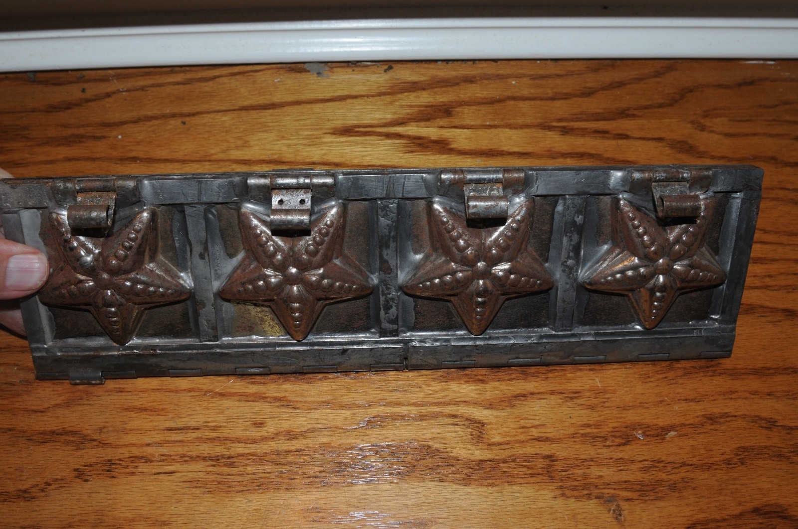 Antique Riecke Wallbach b. Sacking Chocolate Mold #4009 Rare Mold Star Star Fish