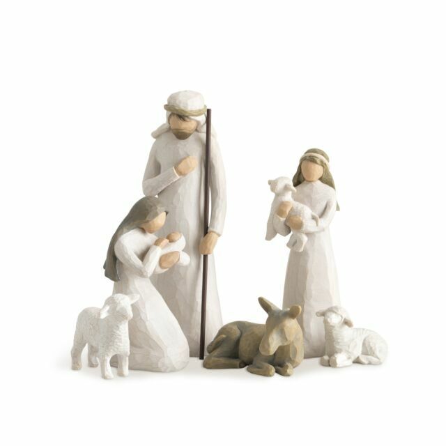 6 Piece Willow Tree Nativity Set Sculpted Hand-Painted Orig Box
