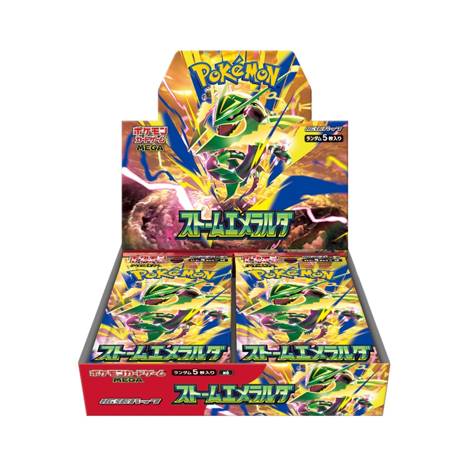 2026 Pokemon Card Game MEGA Storm Emeralda M6 Booster Box SEALED Japanese