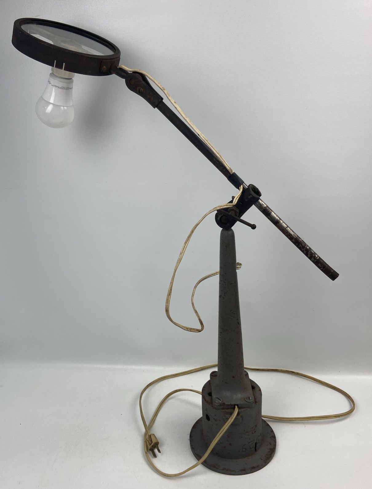 Steampunk Desk Lamp, Industrial lighting Light Antique