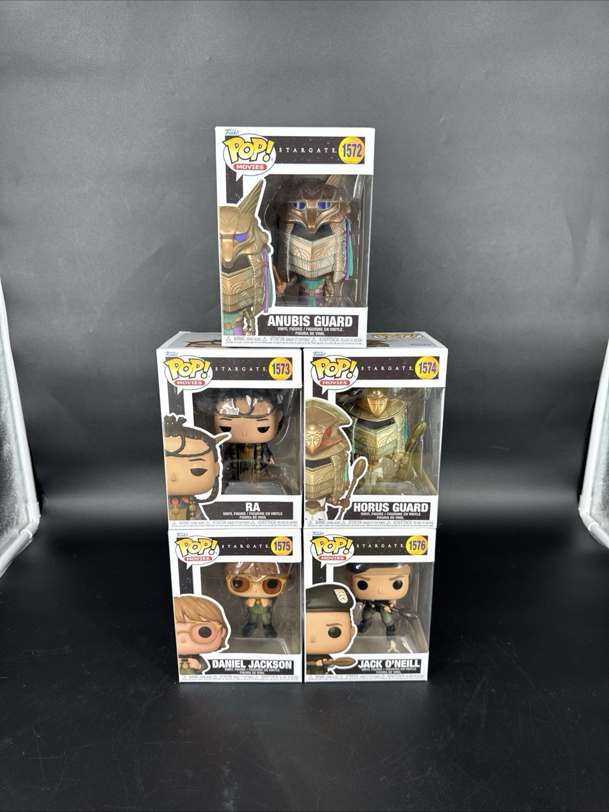 Funko POP Stargate (5 Pack) Jack O\'Neill, Daniel Jackson, Ra, AnubisHorus Guard Funko POP Stargate (5 Pack) Jack O\'Neill, Daniel Jackson, Ra, AnubisHorus Guard