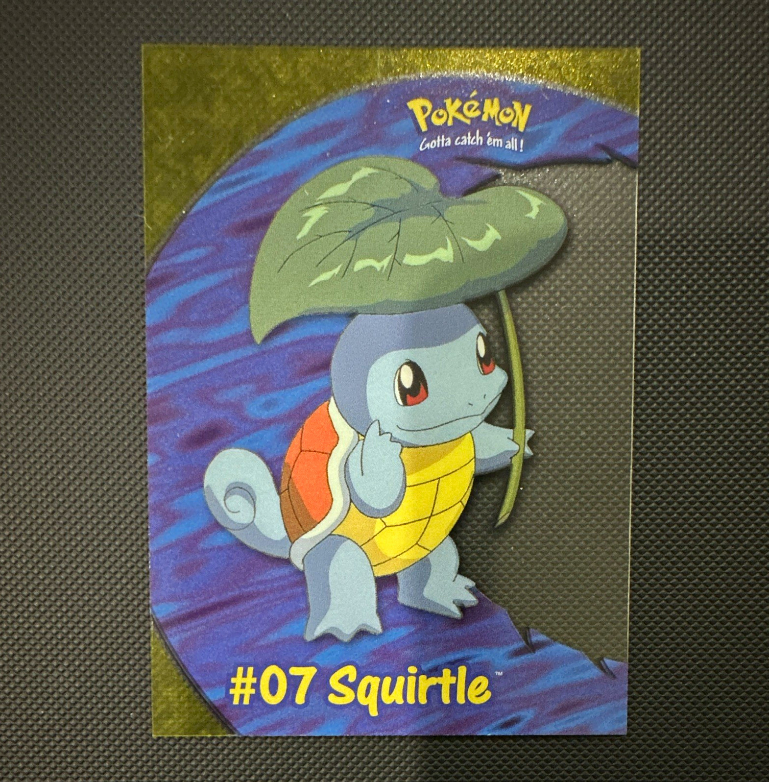 Topps 2000 Pokémon TV Animation Edition Squirtle #07 PC4 Clear Trading Card