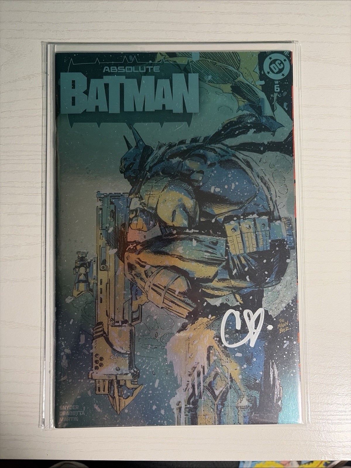 ABSOLUTE BATMAN #6 Clay Mann Foil Variant ✨Signed by Clay Mann✨