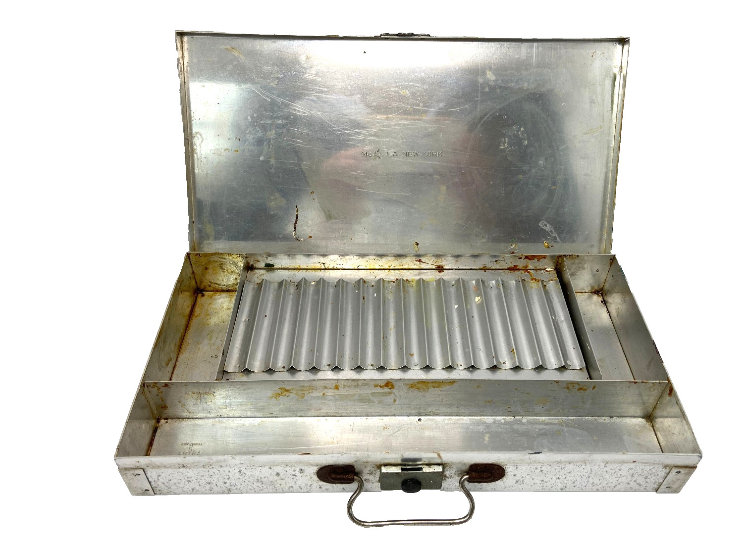 Morilla Plein Air Painting Box Artra Metal Handle 16 Slots for Paint Brushes USA Morilla Plein Air Painting Box Artra Metal Handle 16 Slots for Paint Brushes USA