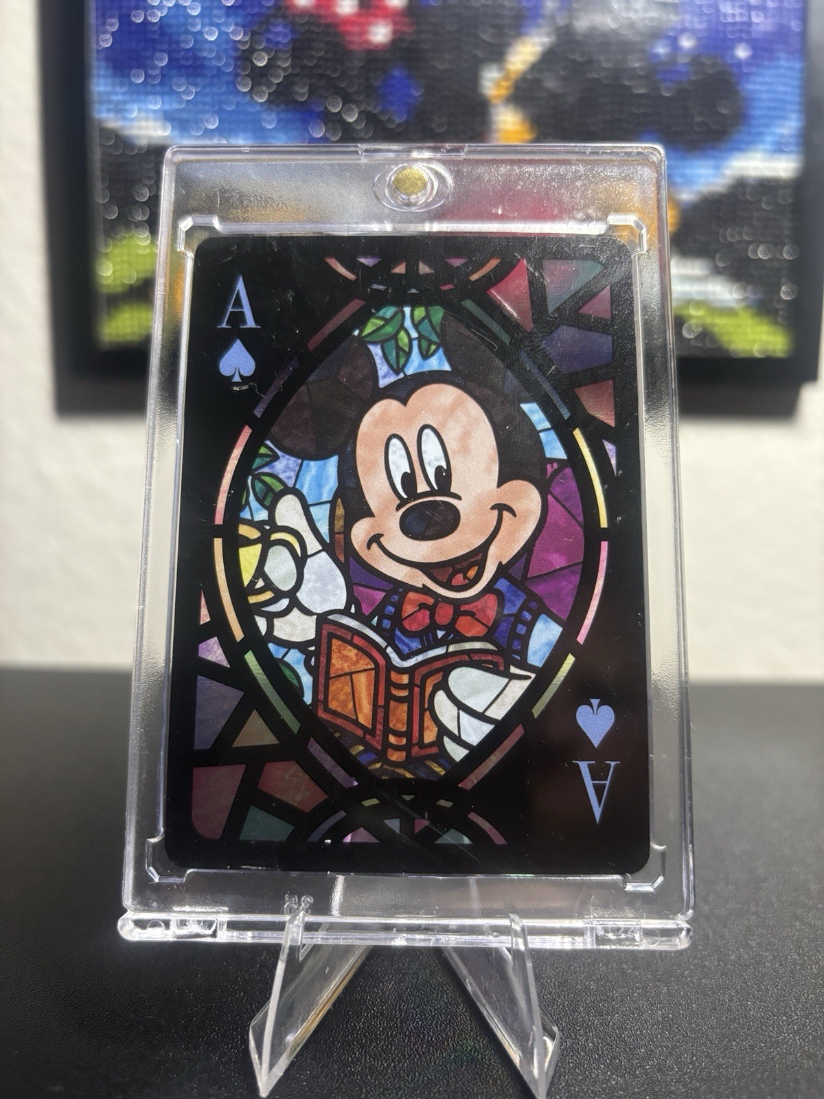 Mickey Mouse  STAINED GLASS REFRACTOR  2023 Disney 100 Tenyo JAPAN
