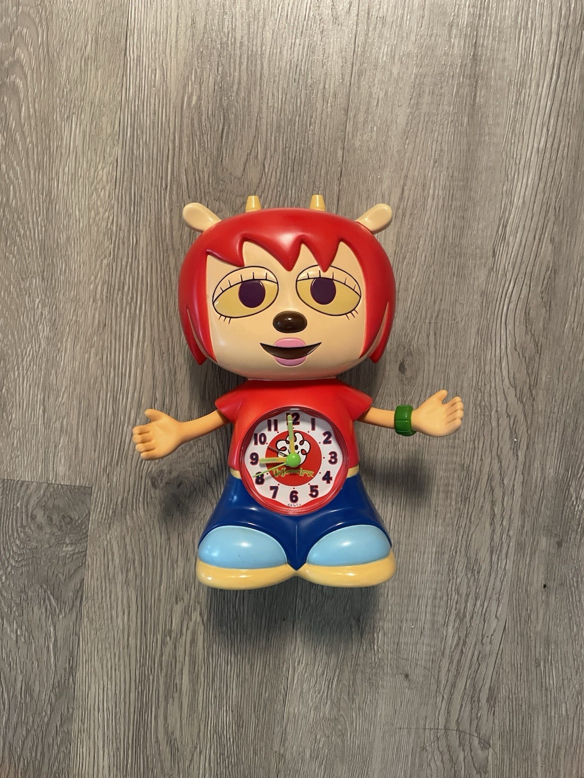 Not Working Um Jammer Lammy Speaking Clock Figure Parappa the Rapper Toy Alarm