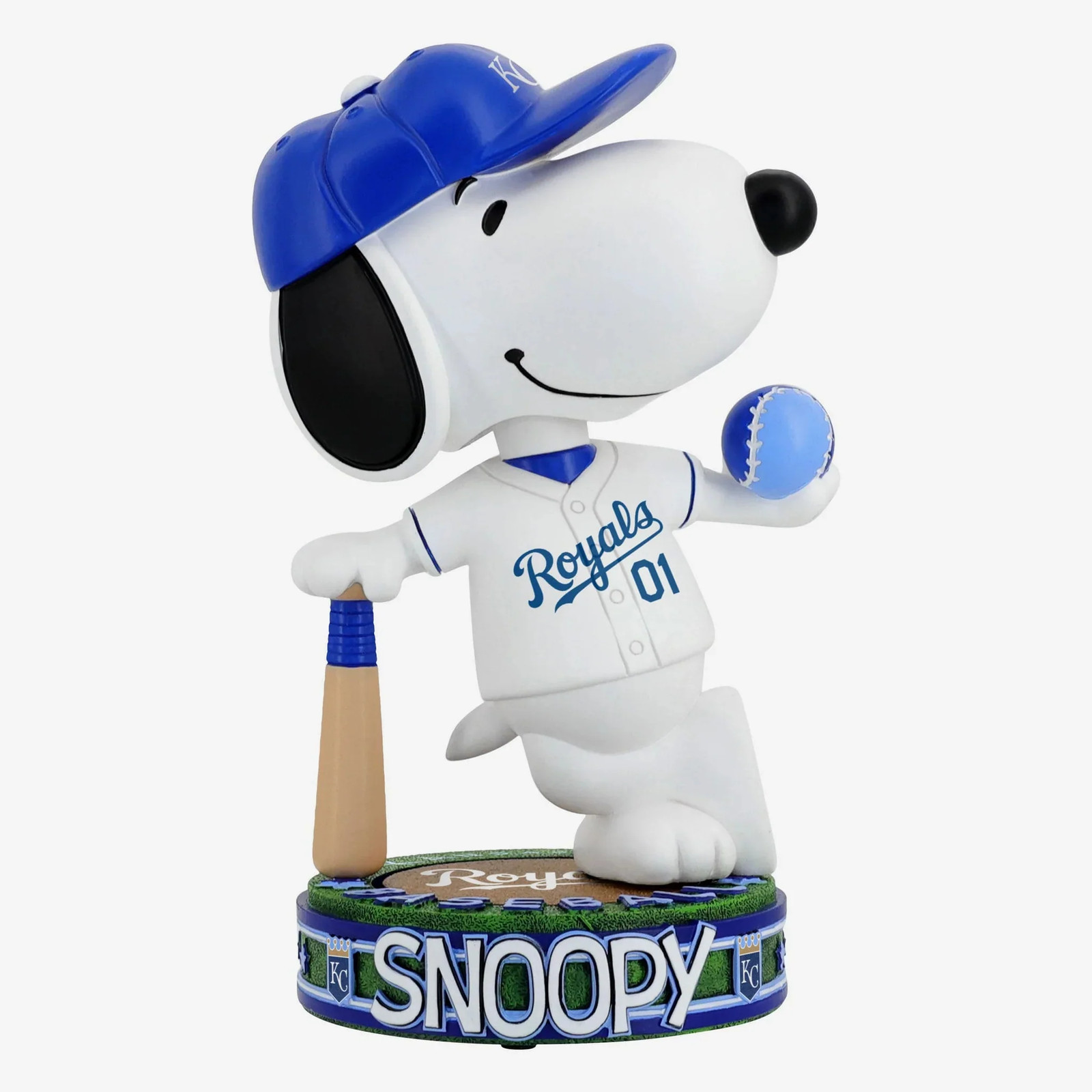 Snoopy Kansas City Royals 2025 Peanuts Bighead Bobblehead MLB