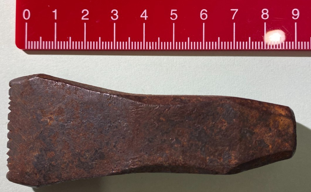 Vintage Iron Tradesman's CREW PUNCH Tool Stamp Leather S HARGREAVES