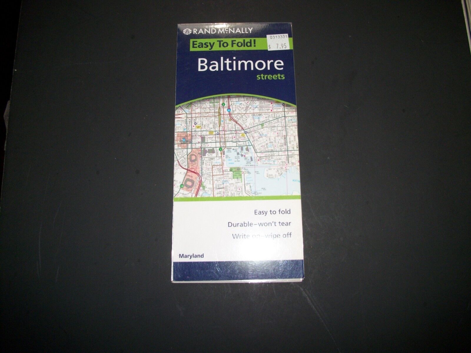 BALTIMORE  Street Map  Rand McNally  2006  LAMINATED  NEW