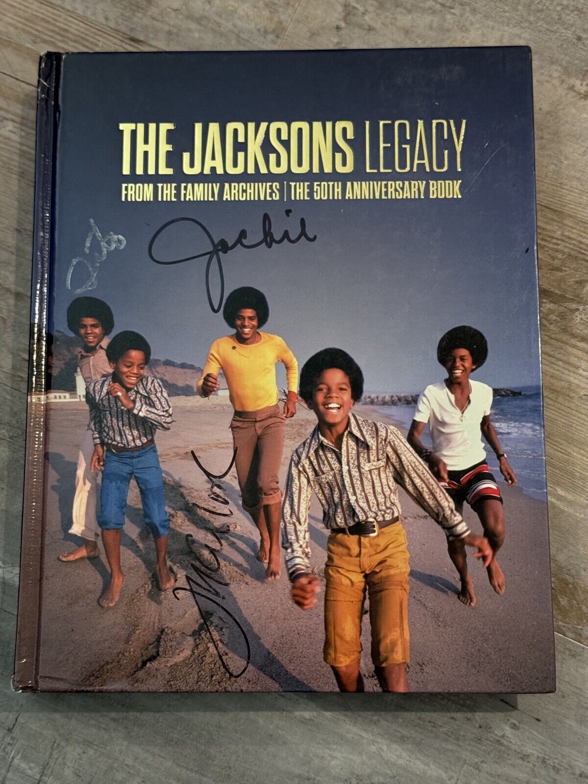 Jackson 5 Signed Book The Jacksons Legacy 50th Anniversary Book PSA Authentic