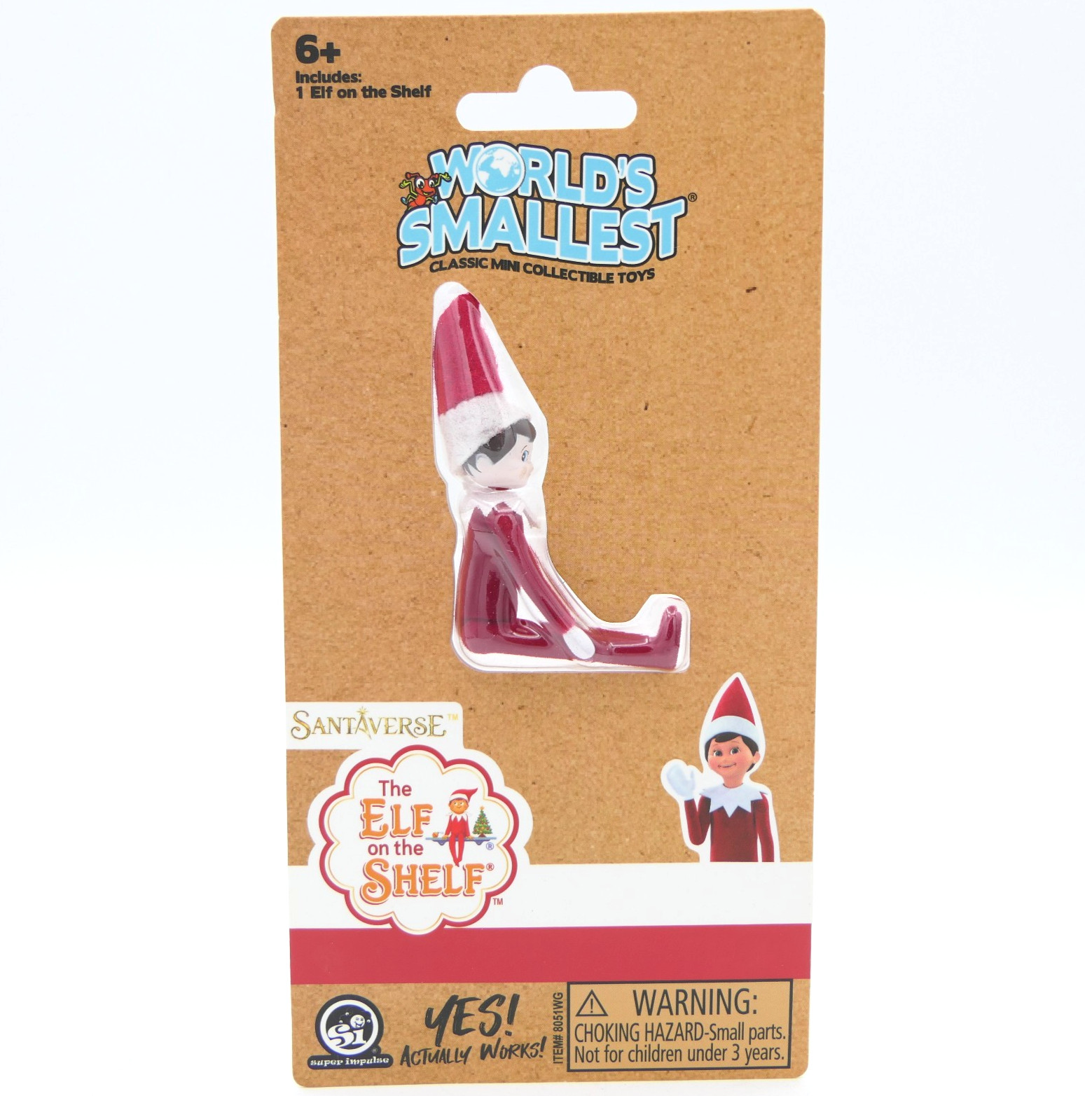 Super Impulse World\'s Smallest Santaverse The Elf on The Shelf Mini Figure 8051