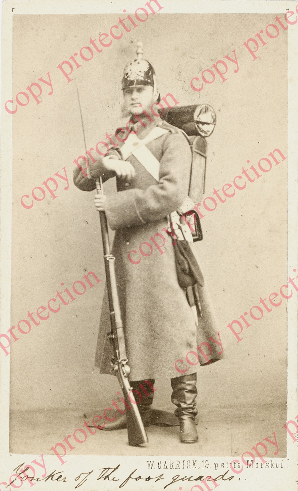 Photo Soldier of Tsarist Russia - Imperial Russia soldier photograph (02)