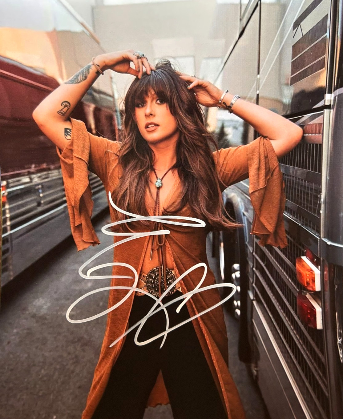 ELLA LANGLEY Signed 8x10\