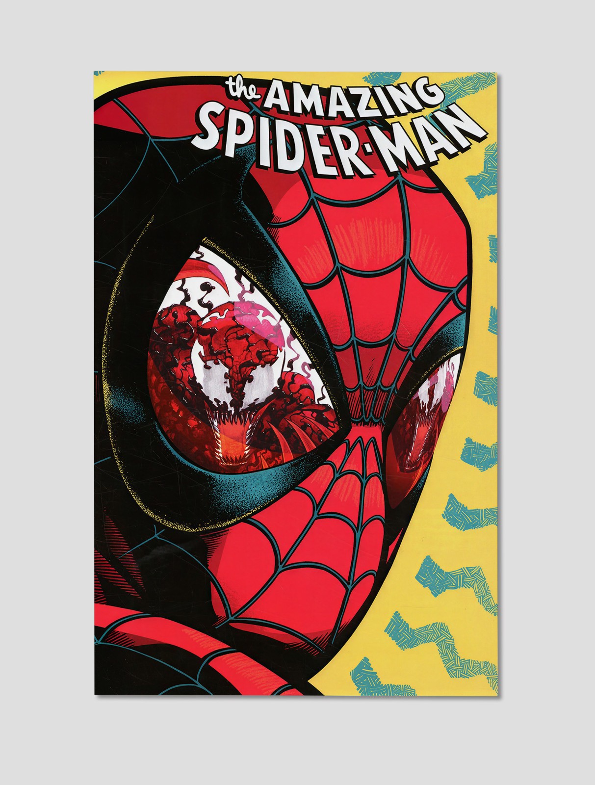 Spider-Man Venom Reflection Close-Up Giclee Print Poster 11x17 Marvel Wall Art