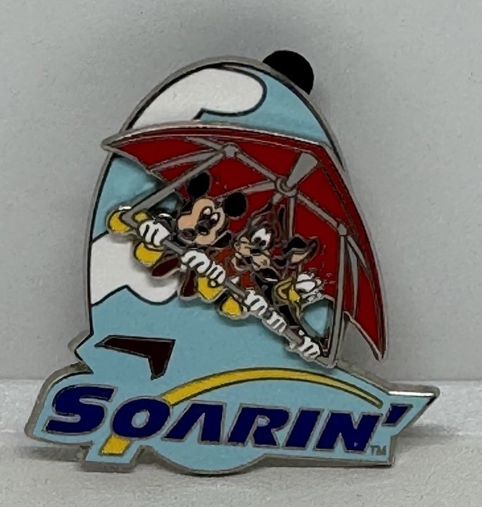 2005 Walt Disney World Moving Pin -  Soarin Mickey Mouse, Goofy, Donald Duck