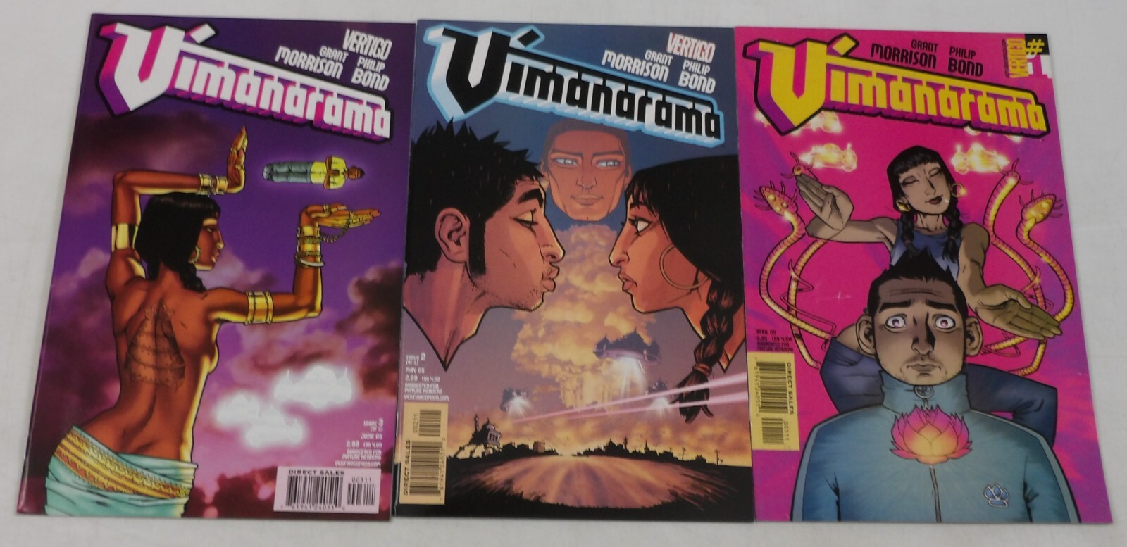 Vimanarama #1-3 VF/NM complete series - Grant Morrison - Vertigo Comics set 2