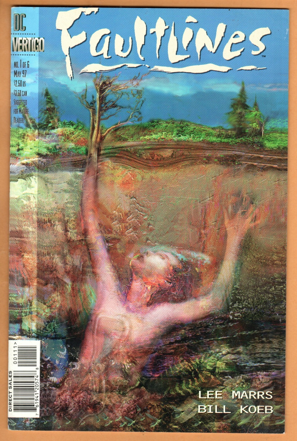 Faultlines #1, Near Mint Minus Condition Faultlines #1, Near Mint Minus Condition