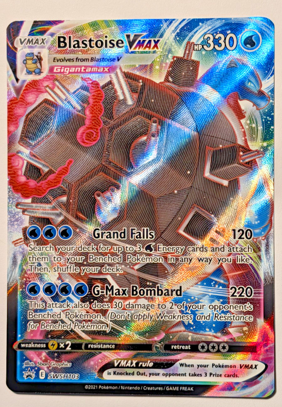 (NM) Blastoise VMAX SWSH103 - Pokemon SWSH Promos
