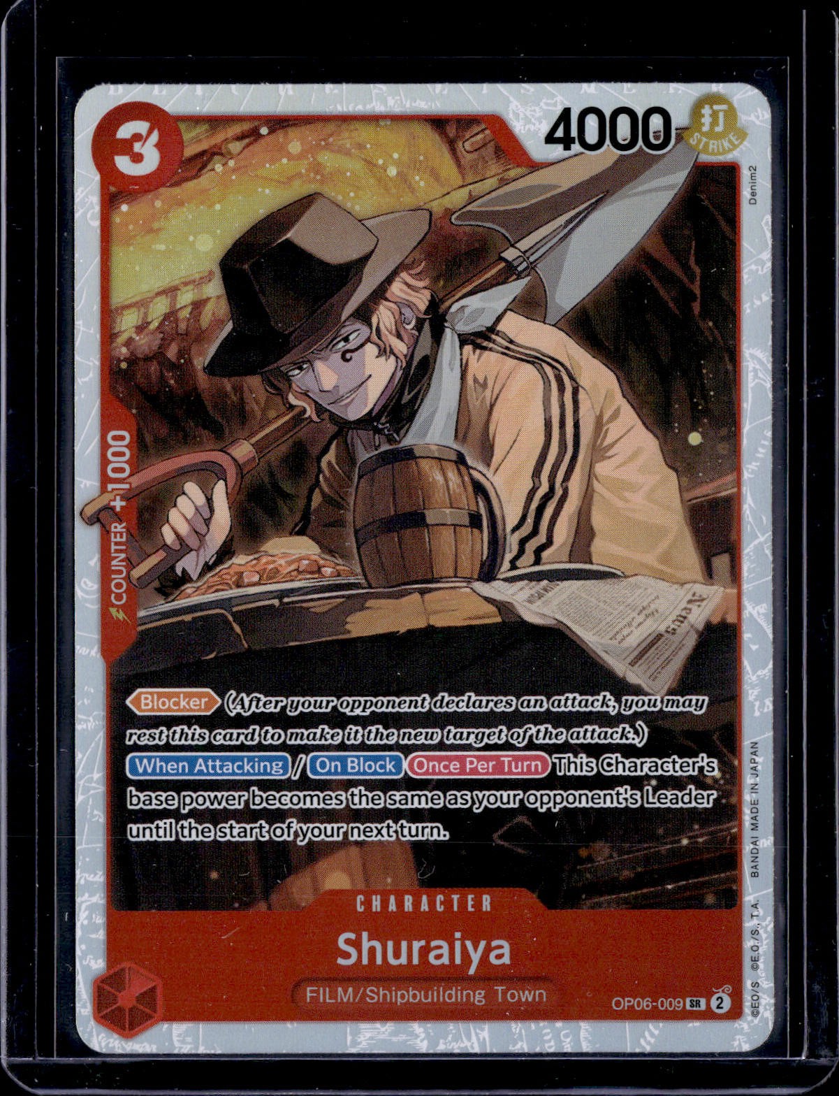Wings of the Captain Shuraiya #OP06-009 Super Rare