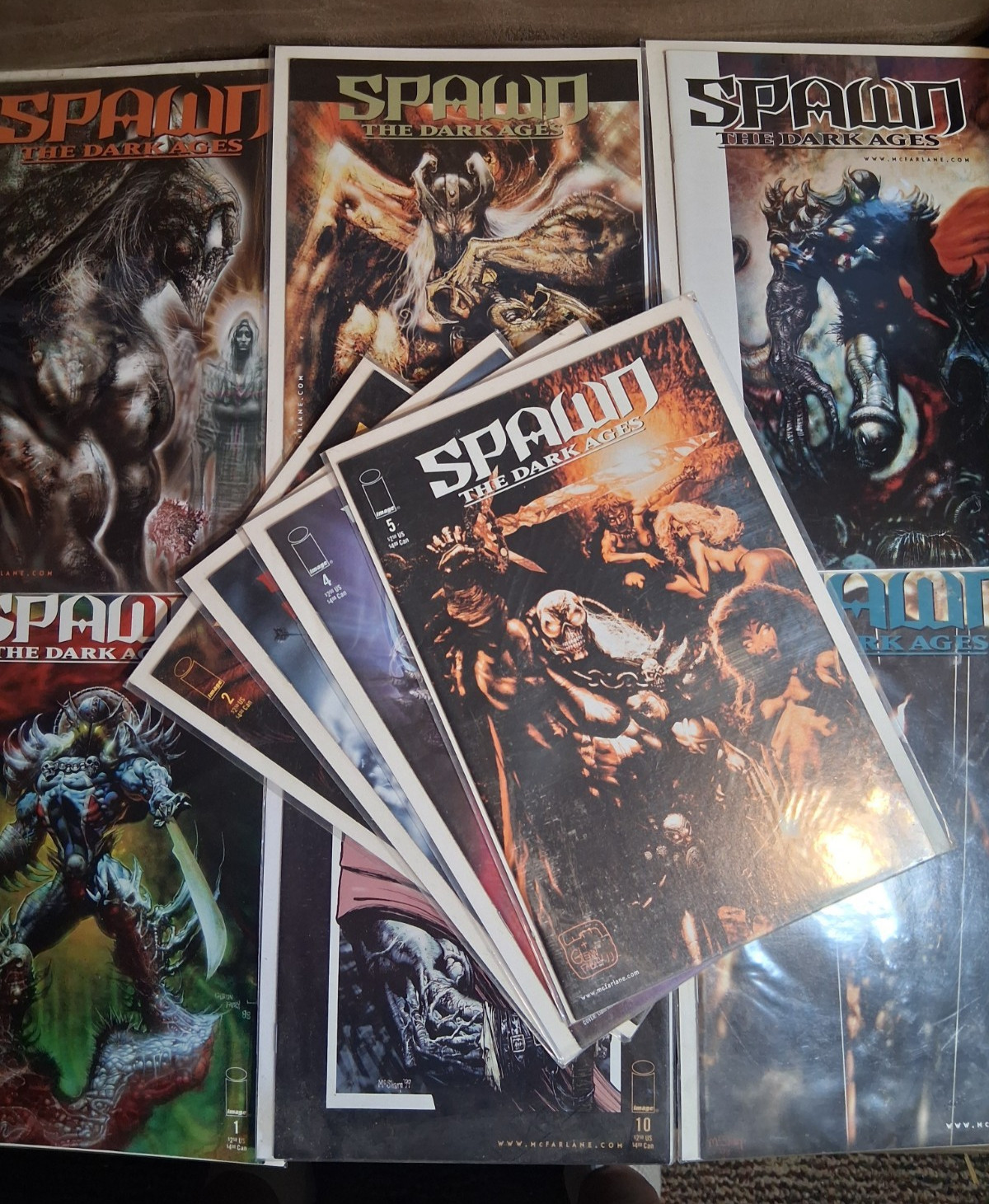 Spawn The Dark Ages Lot Comics 1 To 10  Minty Image Comic