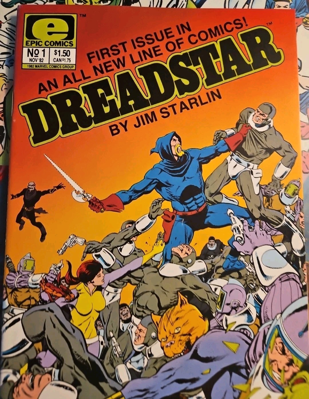 DREADSTAR #1 by Jim Starlin - Marvel /Epic. 1982
