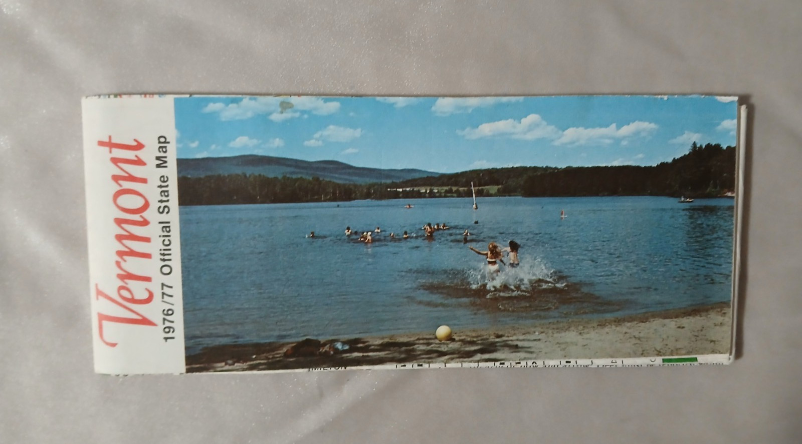 Vtg 1976/77 Vermont Official State Road Map