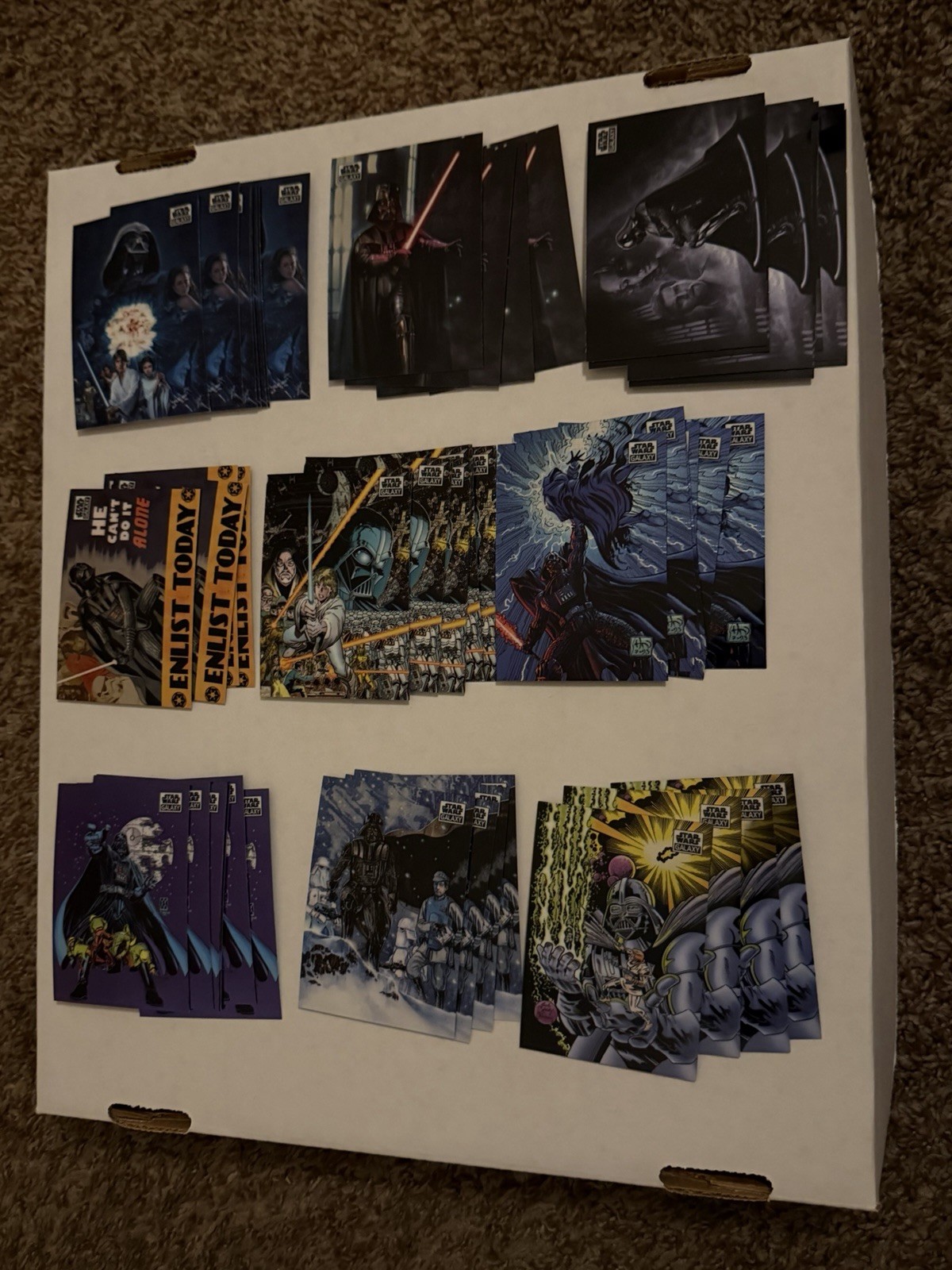 2021 Topps Chrome Star Wars Galaxy Darth Vader Lot x51 Mint Series 1 Base