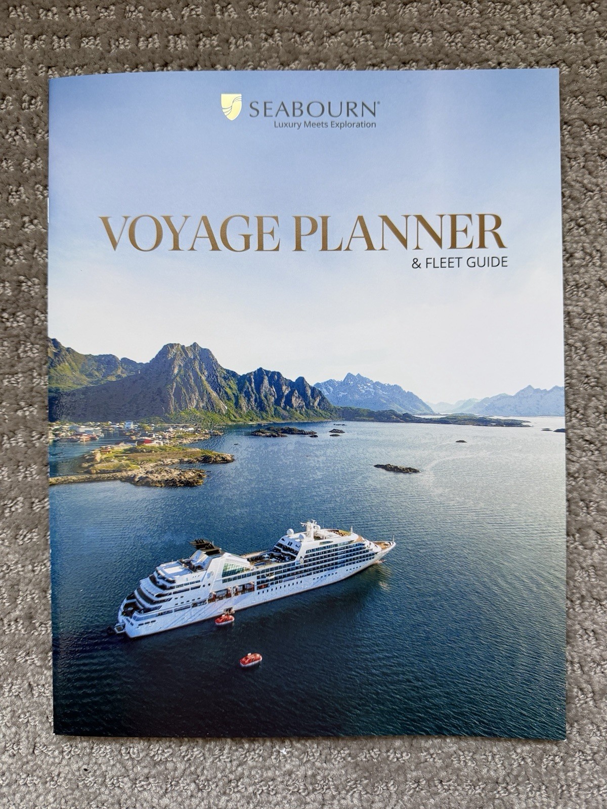2025 SEABOURN Voyage Planner/Fleet Guide Cruise Ship Brochure & Deck Plans 24pgs
