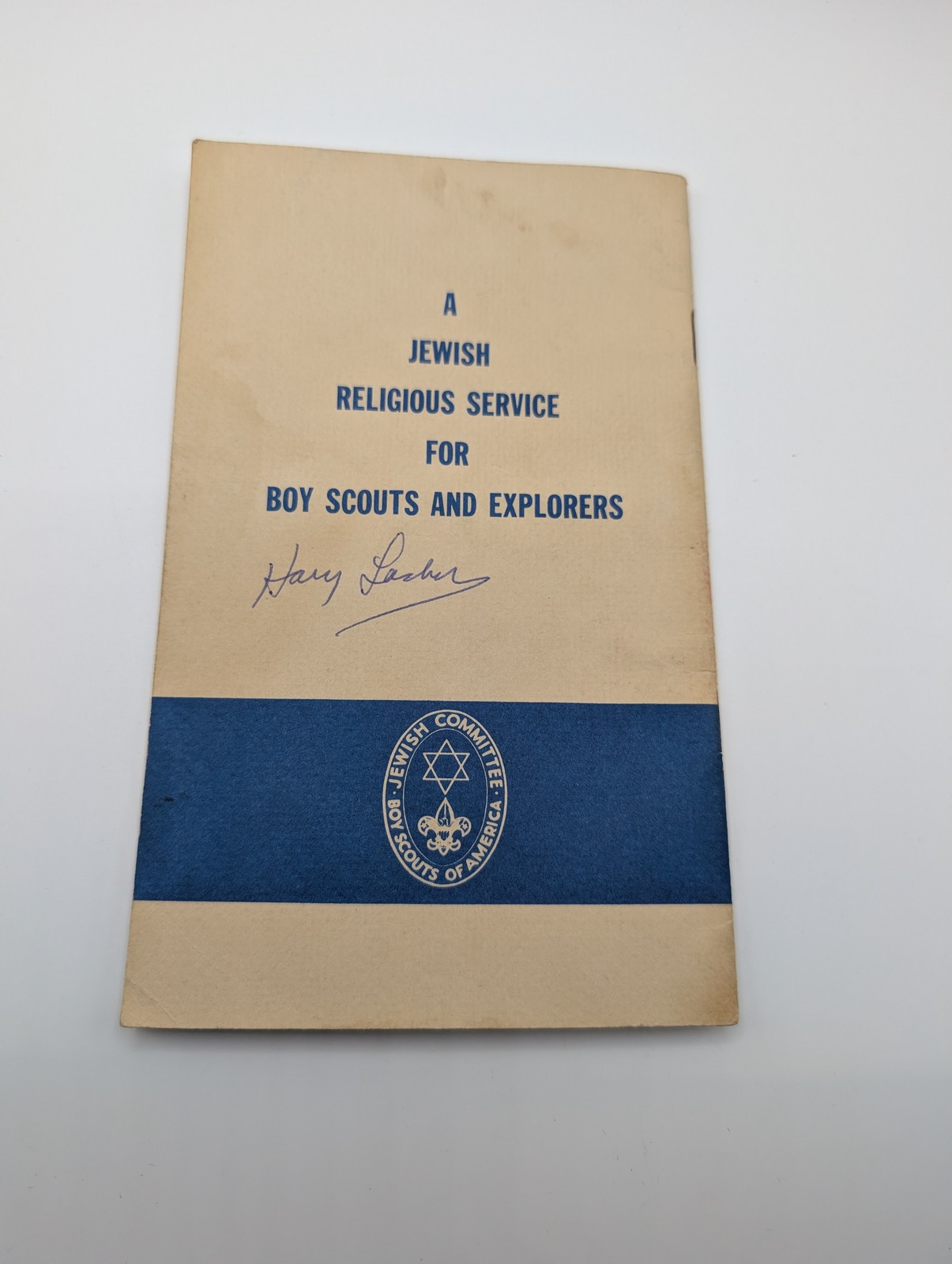 Vintage 1963 Boy Scouts Jewish Religious Service Booklet  BSA