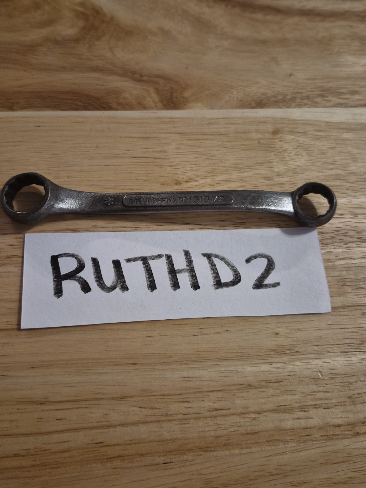 Vintage VLCHEK WBC1618, 12-Point Double Box End Wrench, 9/16\