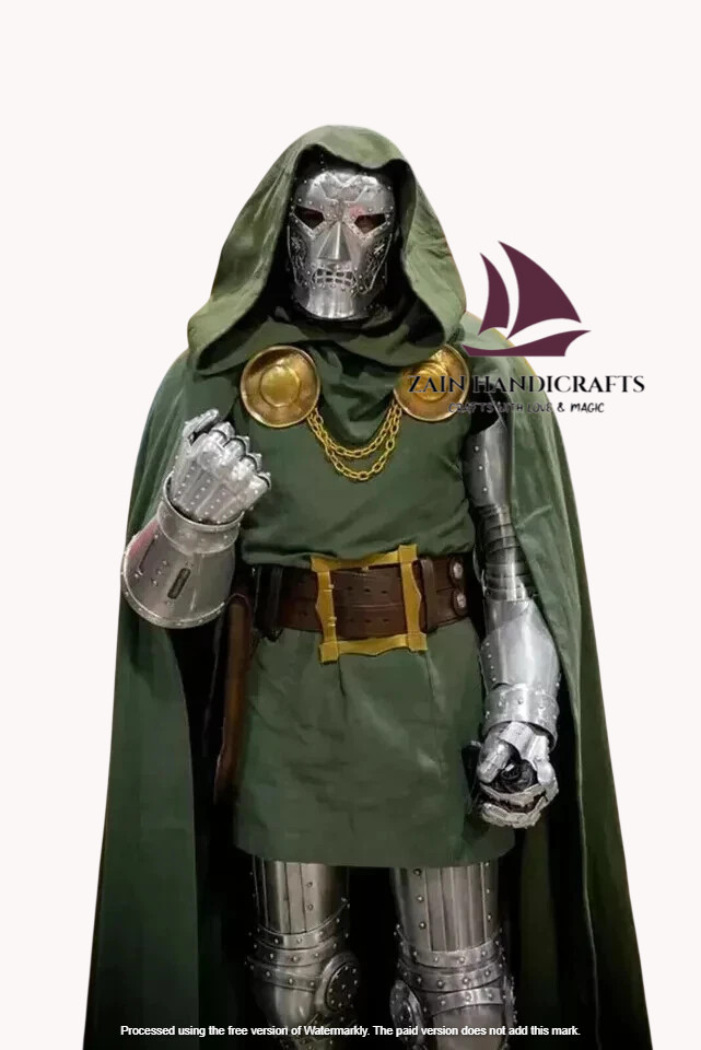 ZAIN Doctor Doom Full Body Armor Larp Dr Doom Avengers Villain Halloween Armor