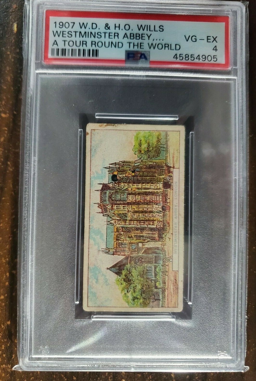 1907 W.D. & H.O. Wills - London, England - Westminster Abbey - PSA 4. 1907 W.D. & H.O. Wills - London, England - Westminster Abbey - PSA 4.