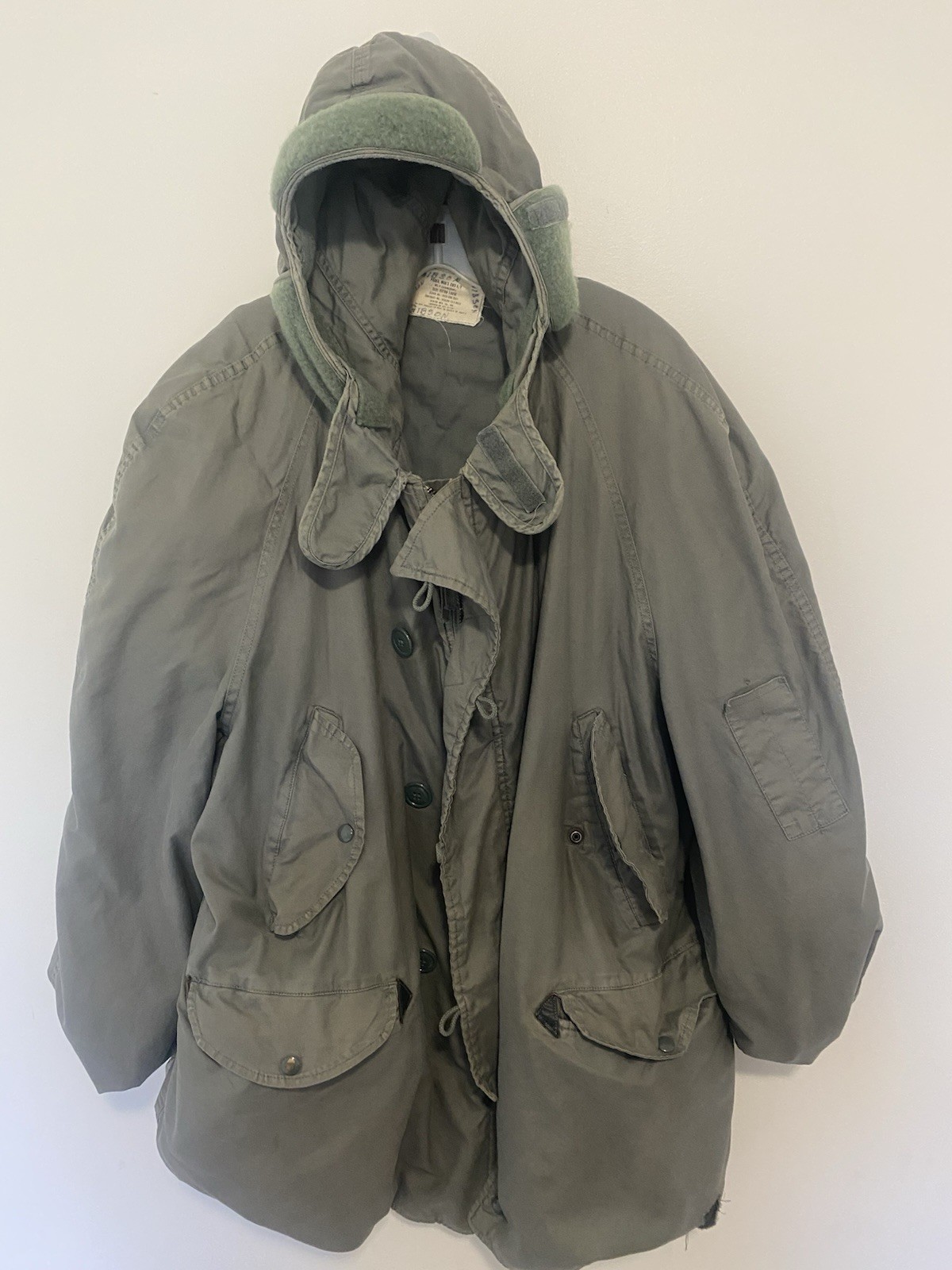 Vintage USAF Cold Weather Parka Mens Size XL CWU-8/P Hood 1970s READ Vintage USAF Cold Weather Parka Mens Size XL CWU-8/P Hood 1970s READ