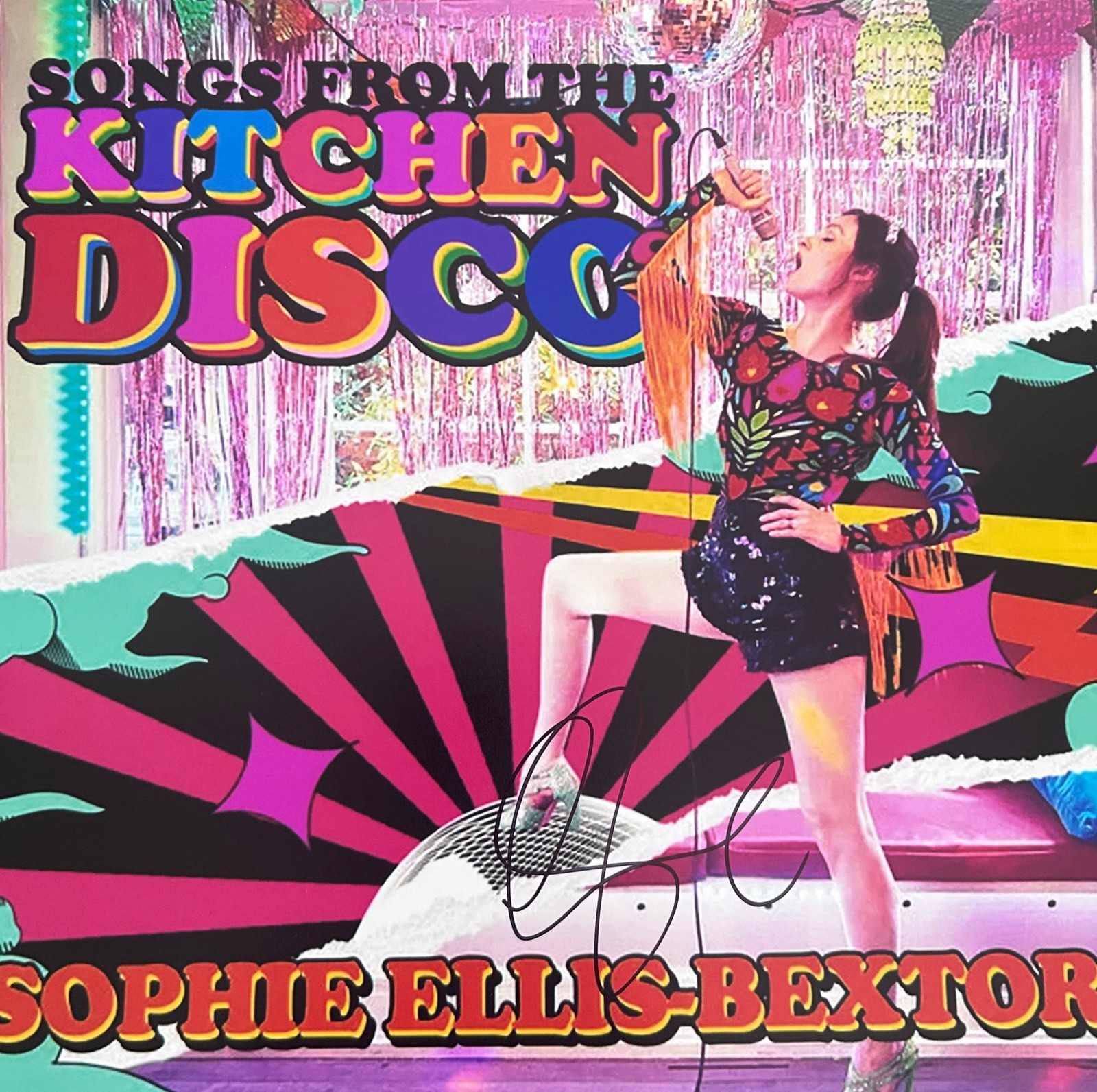 Sophie Ellis-Bextor 12X12” Hand Signed “Songs From Kitchen Disco” Photo