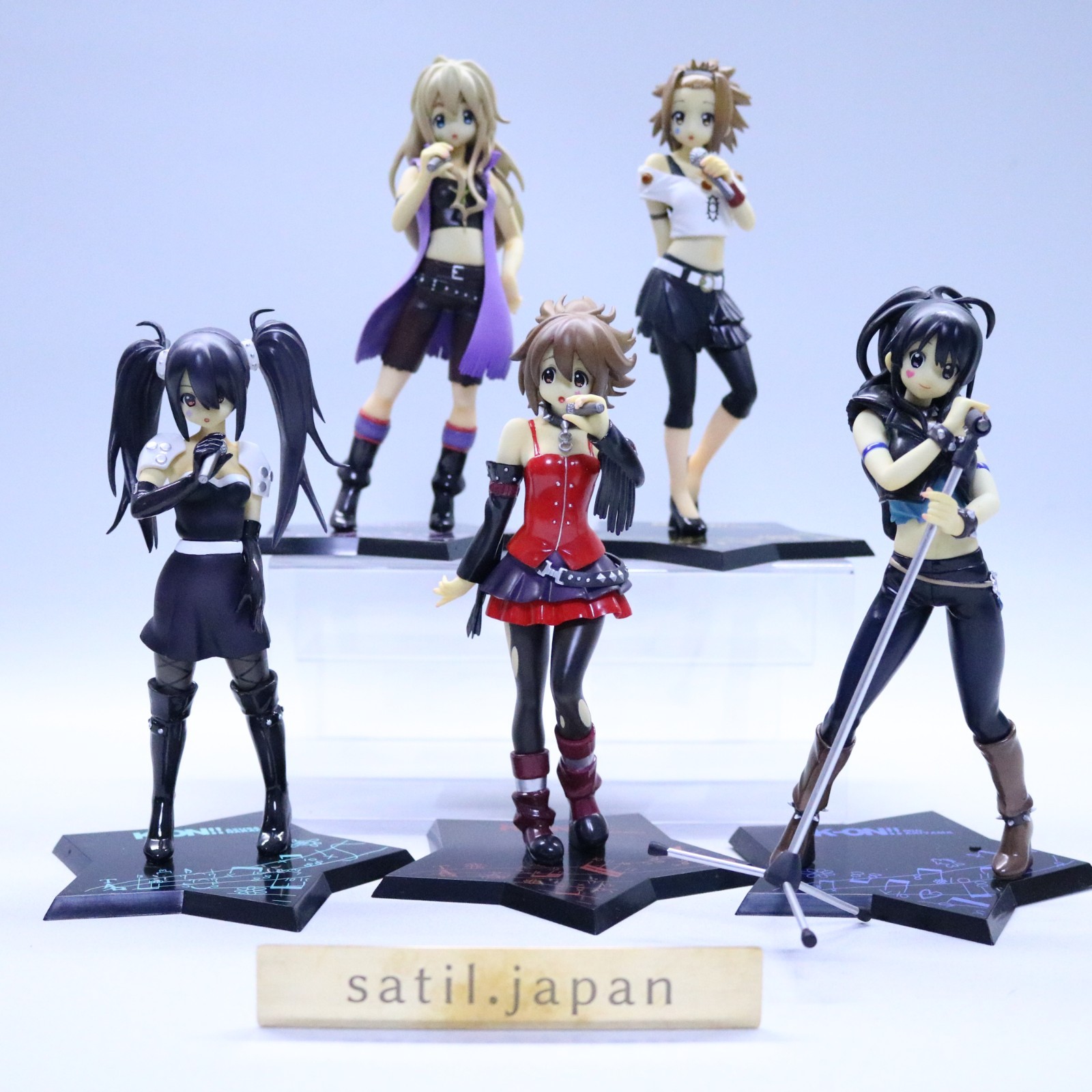 [USED] K-ON Death Devil ver. Premium Yui, Mio, Ritsu, Tsumugi, Azusa Figure