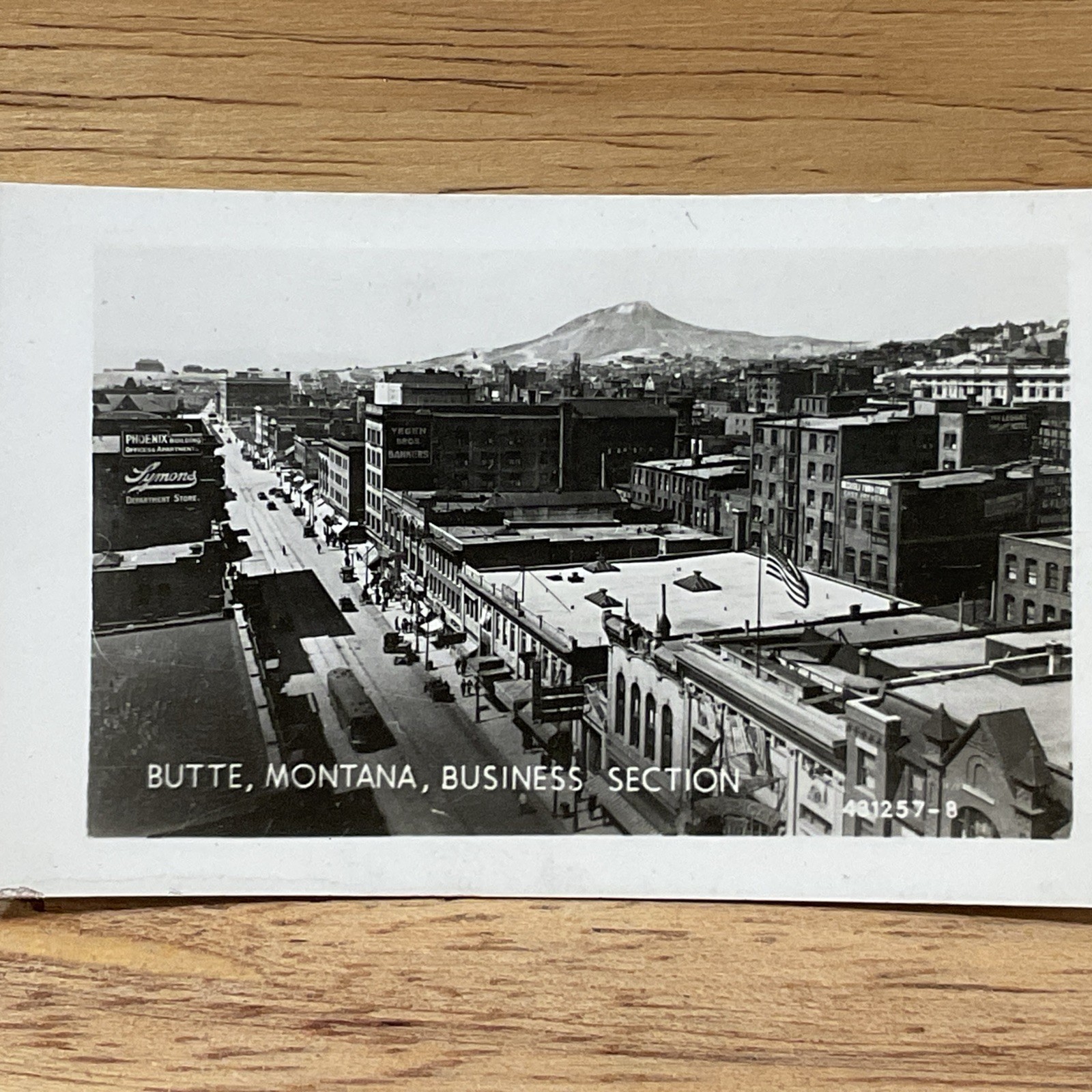 Vintage Photo Butte, Montana, Business Section Vintage Photo Butte, Montana, Business Section