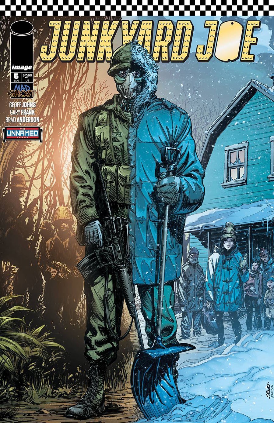 ⚙️🤖 JUNKYARD JOE #5 BART SEARS VARIANT B IMAGE COMICS 2023 GEIGER MAD GHOST VF