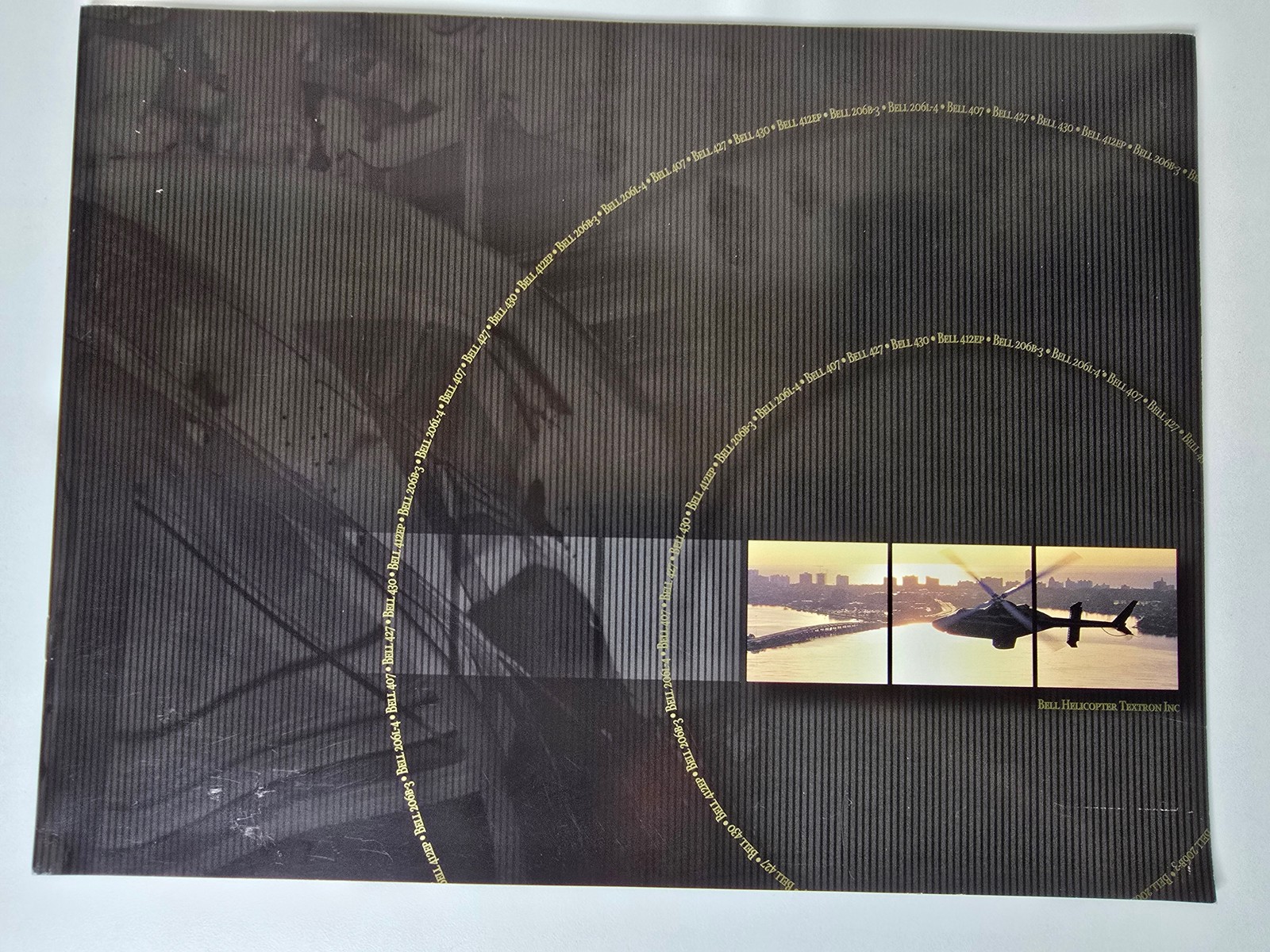Vintage Bell Helicopter Textron Worldwide Support Service Brochure 407 430