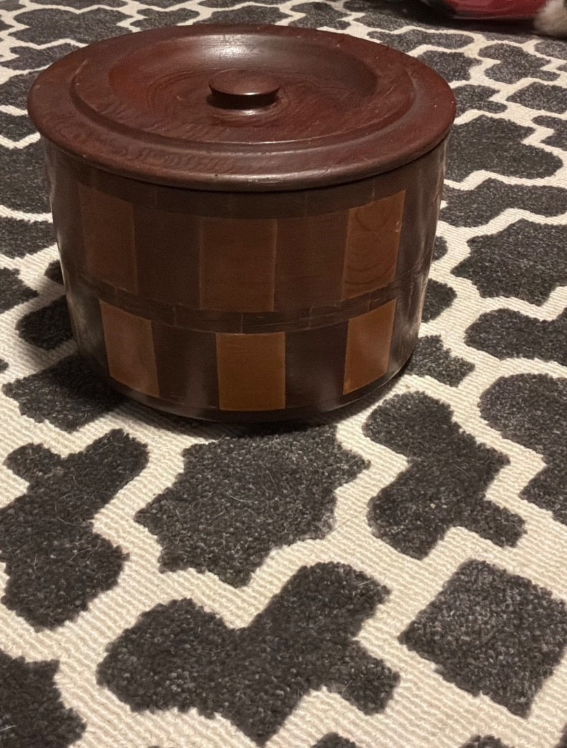 Vintage Standard Specialty Co SAN FRANCISCO Redwood Box Made In USA 1950’s