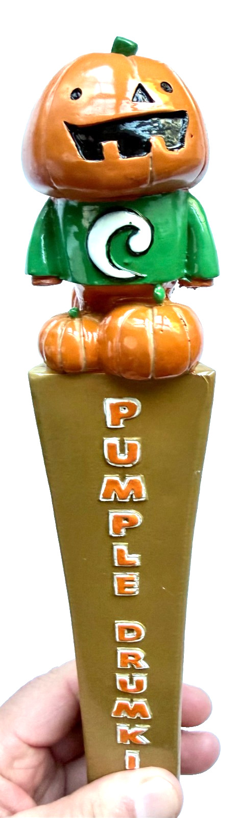 *NEW* CISCO BREWING - PUMPLE DRUMKIN - PUMPKIN ALE - BEER TAP HANDLE (RARE)