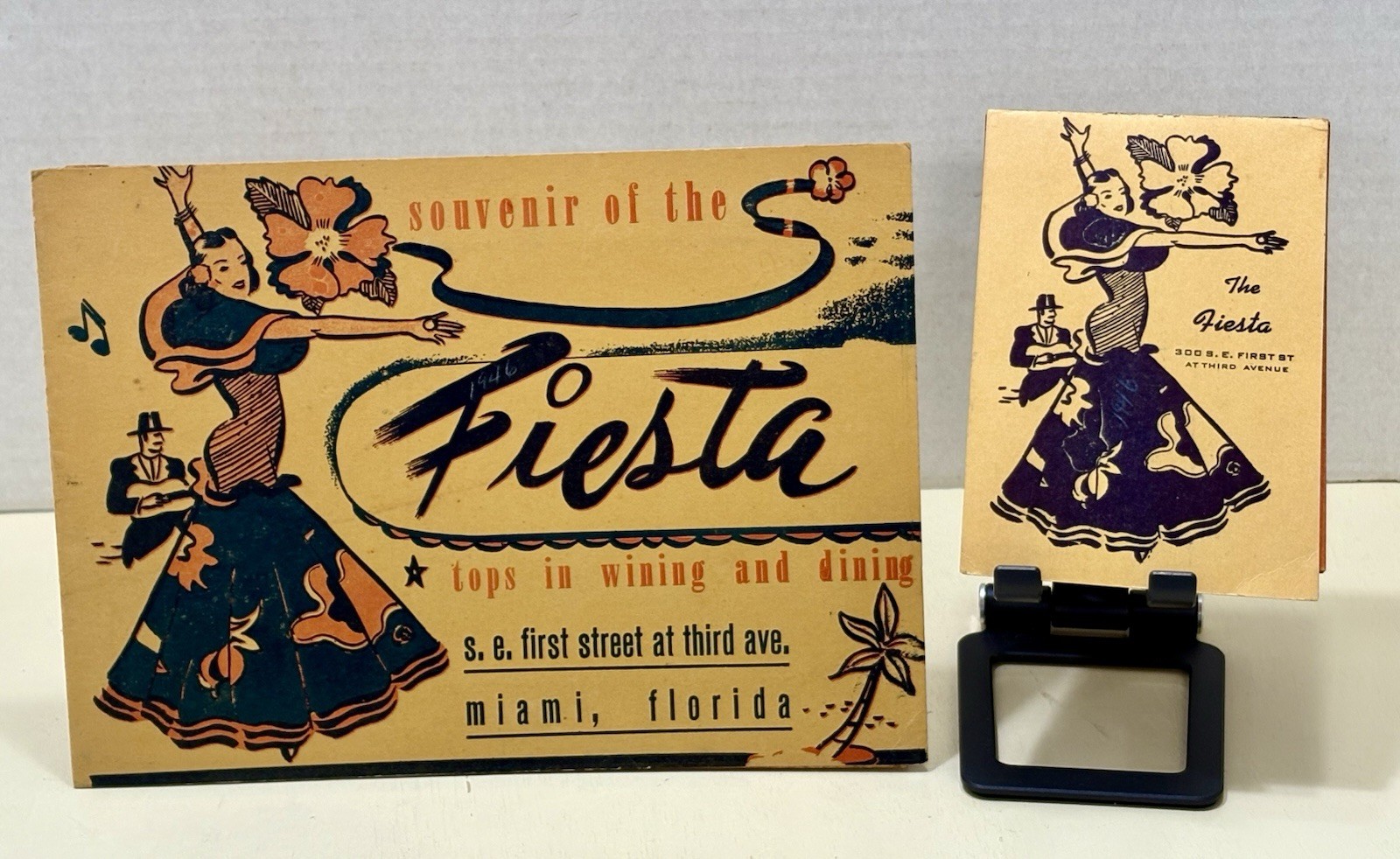 Historic Fiesta Wining & Dining Miami, Fl 1946 Souvenir Photos 