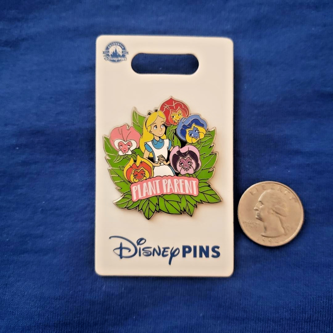 2023 Disney Parks Alice In Wonderland Plant Parent Open Edition OE Pin