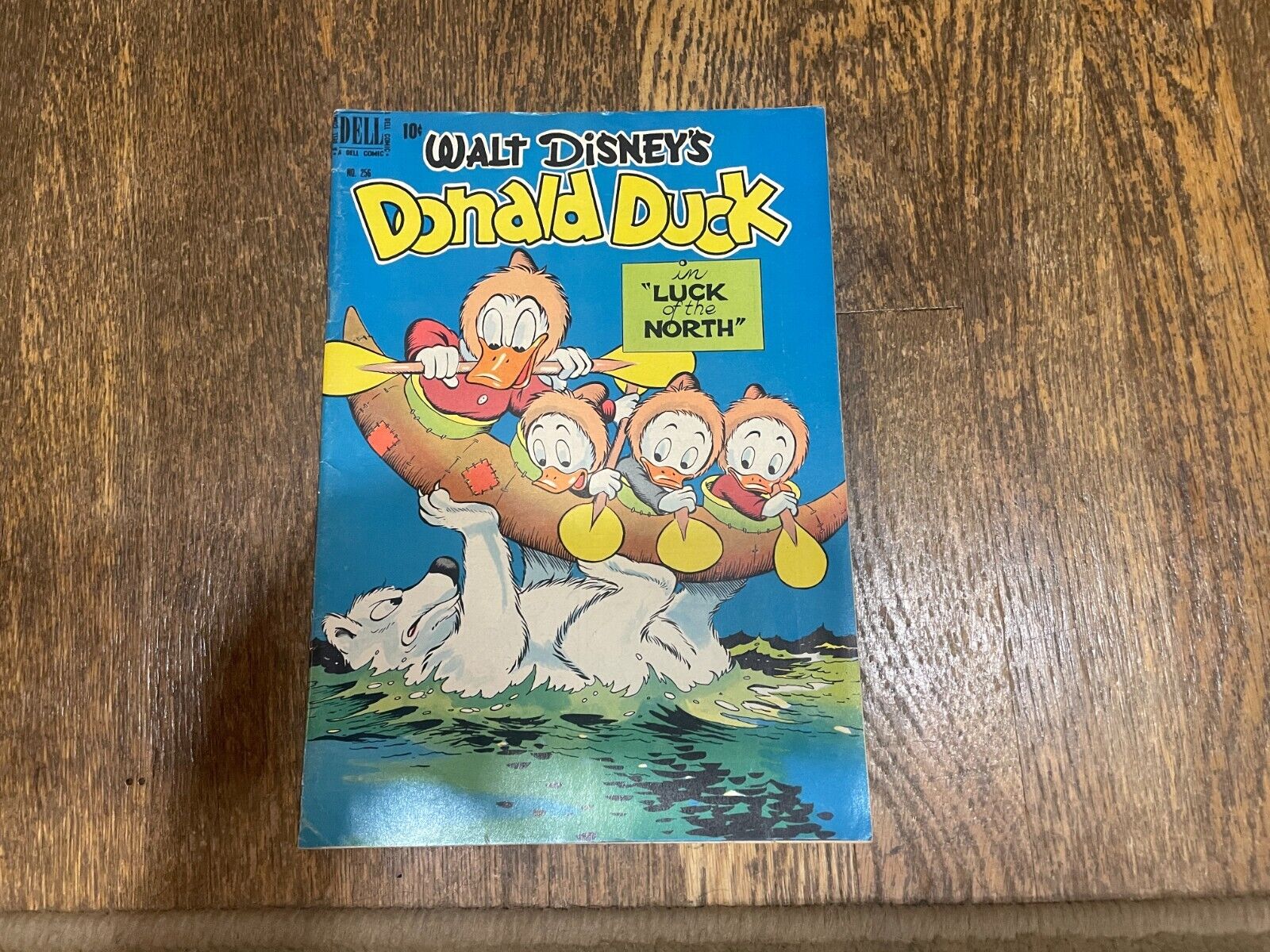 Four Color # 256 Dell Comic Walt Disney Donald Duck in the Luck of the North